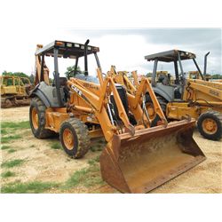 CASE 580 SUPER M 4X4 LOADER BACKHOE, S/N N6C410129 (06 YR) GP BUCKET, 24" HOE BUCKET, CANOPY, METER 