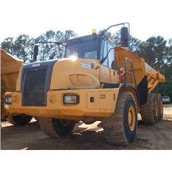 JOHN DEERE 350D ARTICULATED DUMP, S/N 201110 (05 YR) 35T CAP, ECAB W/AIR, TAILGATE, 26.5R25 TIRES