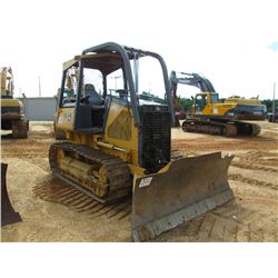 JOHN DEERE 450J LONG TRACK CRAWLER TRACTOR, S/N 104083 (05 YR) 6 WAY BLADE, 16" SBG, CANOPY, SWEEPS,