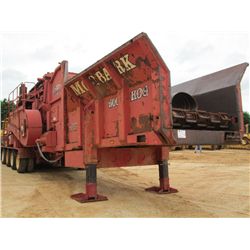 MORBARK 7600 HORIZONTAL GRINDER, S/N 1851030, CAT 3412 1000 HP DIESEL ENG, DISCHARGE CONVEYOR, HYD L