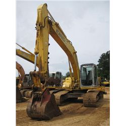 KOBELCO SK210LC HYDRAULIC EXCAVATOR, S/N YQ07-U0231, 9'8" STICK, 40" BUCKET, THUMB, QUICK COUPLER, 3