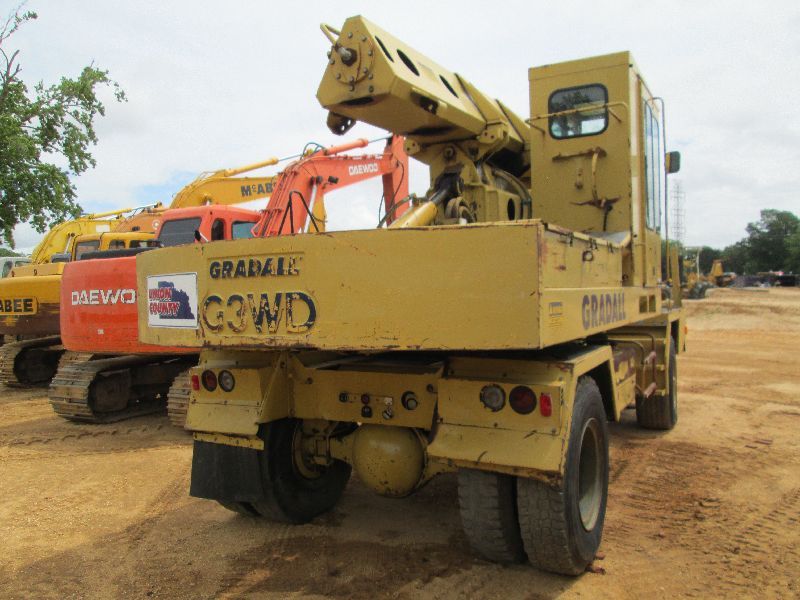 GRADALL G-3WD HYDRAULIC EXCAVATOR, S/N 0138326, 5.9 CUMMINS ENG ...