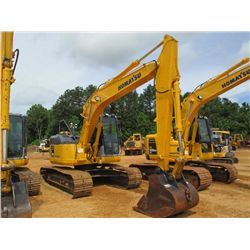 KOMATSU PC138USLC-2E0 HYDRAULIC EXCAVATOR, S/N 001945, 8'3" STICK, 36" BUCKET, 24" TBG, ECAB W/AIR, 