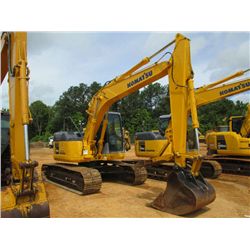 KOMATSU PC138USLC HYDRAULIC EXCAVATOR, S/N 1001941 (06 YR) 8' STICK, 36" BUCKET, 24" TBG, THUMB, ECA