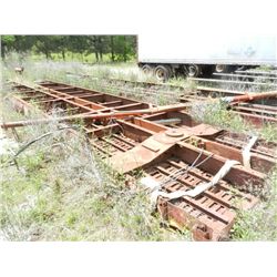 45' RAIL CAR CHASSIS (USED AS BRIDGE) SELLS ABSENTEE: LOCATED IN ALEX CITY, AL, PURCHASER IS RESPONS