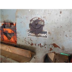 90 TON SCOTCHMAN MODEL 9012-24M HYDRAULIC IRONWORKER, S/N 21286M500, W/CONVEYOR (SOLD ABSENTEE, LOCA