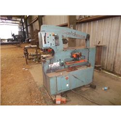 65 TON SCOTCHMAN MODEL 6509-24M HYDRAULIC IRONWORKER, S/N 7701FF1006 (SOLD ABSENTEE, LOCATED IN AUTA