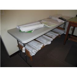 11 FOLDING TABLES (LOCATED @ MIDSTATE STEEL OFFICE IN MILLBROOK, AL)