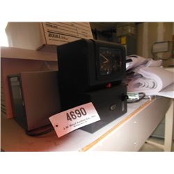 LATHEM TIME CLOCK (LOCATED @ MIDSTATE STEEL OFFICE IN MILLBROOK, AL)