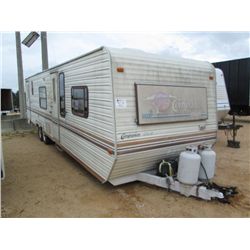 1991 35' CHAMPION T/A TRAVEL TRAILER, S/N 1KC35HT29MB370781
