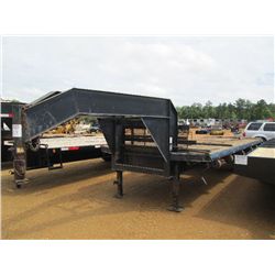 2003 ELITE 26' T/A GOOSENECK TRAILER, S/N 1E9BF25293S230478, 8'6" WIDE, 26' LONG, FLIP UP RAMPS, RAT