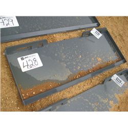UNUSED QUICK ATTACH MOUNT PLATE 4000, FITS SKID STEER