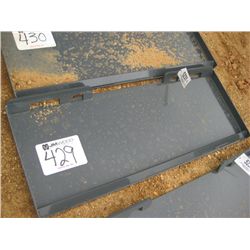 UNUSED QUICK ATTACH MOUNT PLATE 4000, FITS SKID STEER
