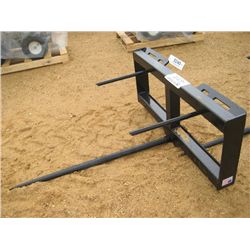 UNUSED VERSATECH HD HAY SPEAR 35000, SINGLE TINE, FITS SKID STEER