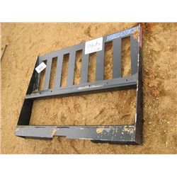 UNUSED VERSATECH FORK FRAME 1100, FITS SKID STEER
