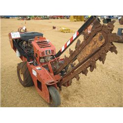 DITCH WITCH R412 WALK BEHIND TRENCHER, S/N 5606113, 48" BAR