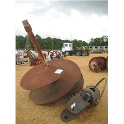 64" AUGER BIT, HYDRAULIC DRIVEN