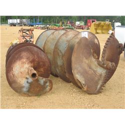 48" AUGER BIT, HYDRAULIC DRIVEN
