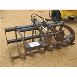 VERSA TECH GRAPPLE RAKE ATTACHMENT, FITS SKID STEER LOADER