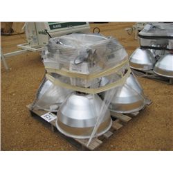 1 LOT (5) DAY-BRITE LIGHT FIXTURE, 400 WATT BULB