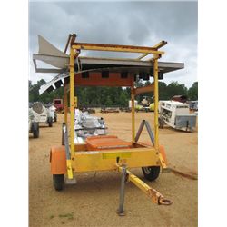 SOLAR TECH TRAFFIC BOARD, S/N 4GM1A091631520127 (03 YR) (COUNTY OWNED)