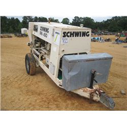 SCHWING BPA 450 CONCRETE PUMP, DEUTZ DIESEL ENGINE