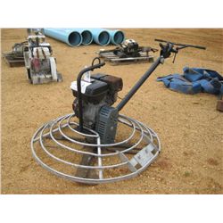 CONCRETE TROWEL, GAS ENGINE