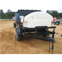 WHITCO STEAM CLEANER, HONDA GAS ENGINE, 325 GALLON WATER TANK, MTD ON T/A TRAILER