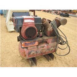 PNEUWAY GAS AIR COMPRESSOR, MTD ON TANK