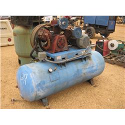 AIR COMPRESSOR W/ELECTRIC DRIVE MOTOR MTD ON AIR TANK