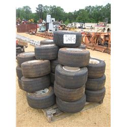 1 LOT (30) 18.5X8.5-8 GOLF CART TIRES & RIMS