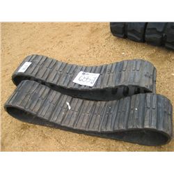 1 LOT (2) SKID STEER RUBBER TRACK