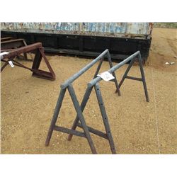 (1) LOT 2 5'7" X 3' SAW HORSES