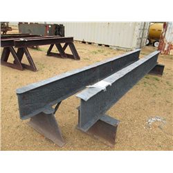 (1) LOT 2 14'2" X 2'6" SAW HORSES