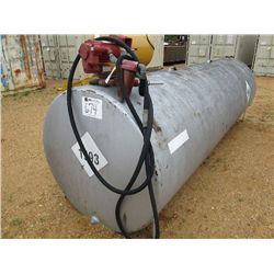 1,000 GALLON FUEL TANK W/PUMP