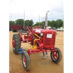 IHC MCCORMICK FARMALL FARM TRACTOR, S/N 281068, GAS ENG, PTO, CULTIVATORS