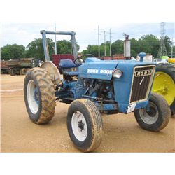 FORD 3000 FARM TRACTOR, S/N C50292, 3 PTH, PTO, ROLLBAR