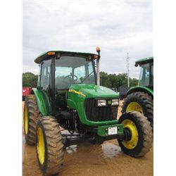 JOHN DEERE 5525 4X4 FARM TRACTOR, S/N 453431 (08 YR) 540/550E PTO, POWER REVERSE, TRIPLE REAR DELUXE