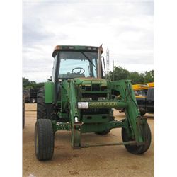 JOHN DEERE 7200 2 W/D FARM TRACTOR, S/N 001265, 3 PTH, PTO, 2 HYD REMOTES, ECAB W/AIR, LOADER FRAME