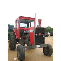 MASSEY FERGUSON 1135 FARM TRACTOR, S/N 9B40303, 3PH, PTO, 2 HYD REMOTES, ECAB W/AIR, 18.4-38 REAR TI