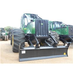 JOHN DEERE 748H GRAPPLE SKIDDER, S/N 628102 (10 YR) DUAL ARCH, JD GRAPPLE, WINCH, ECAB W/AIR, 30.5-3