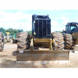 CAT 525C GRAPPLE SKIDDER, S/N CH52500843 (10 YR) DUAL ARCH, CAT GRAPPLE, ECAB W/AIR, 30.5X32 TIRES