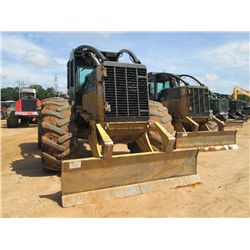 CAT 525C GRAPPLE SKIDDER, S/N CH52500616 (08 YR) DUAL ARCH, CAT GRAPPLE, ECAB W/AIR, 30.5X32 TIRES
