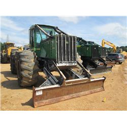 JOHN DEERE 648H GRAPPLE SKIDDER, S/N 623097 (09 YR) SINGLE ARCH, WINCH, ECAB W/AIR, 30.5L-32 TIRES, 