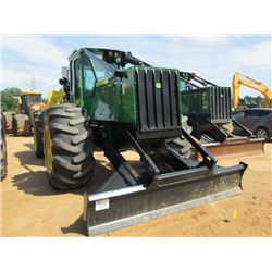 JOHN DEERE 648H GRAPPLE SKIDDER, S/N 622962 (09 YR) DUAL ARCH, JD GRAPPLE, WINCH, 30.5- 32 TIRES, ME