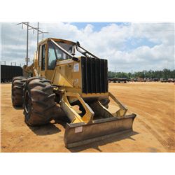 JOHN DEERE 648G II SKIDDER, S/N 573321, SINGLE ARCH, WINCH, ECAB W/AIR, 28L-26 TIRES