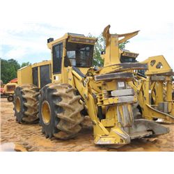 TIGERCAT 724E FELLER BUNCHER, S/N 7242018 (11 YR) TIGERCAT 5702 SAWHEAD, ECAB W/AIR, 67X34-25 TIRES,