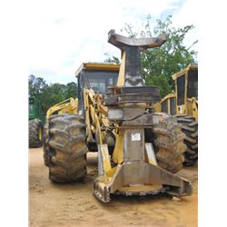 JOHN DEERE 843H FELLER BUNCHER, S/N 882385, JD SAWHEAD, ECAB W/AIR