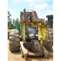 JOHN DEERE 643J FELLER BUNCHER, S/N 613777 (07 YR) WARATAH FD45 SAW HEAD, ECAB W/AIR, 28L-26 TIRES