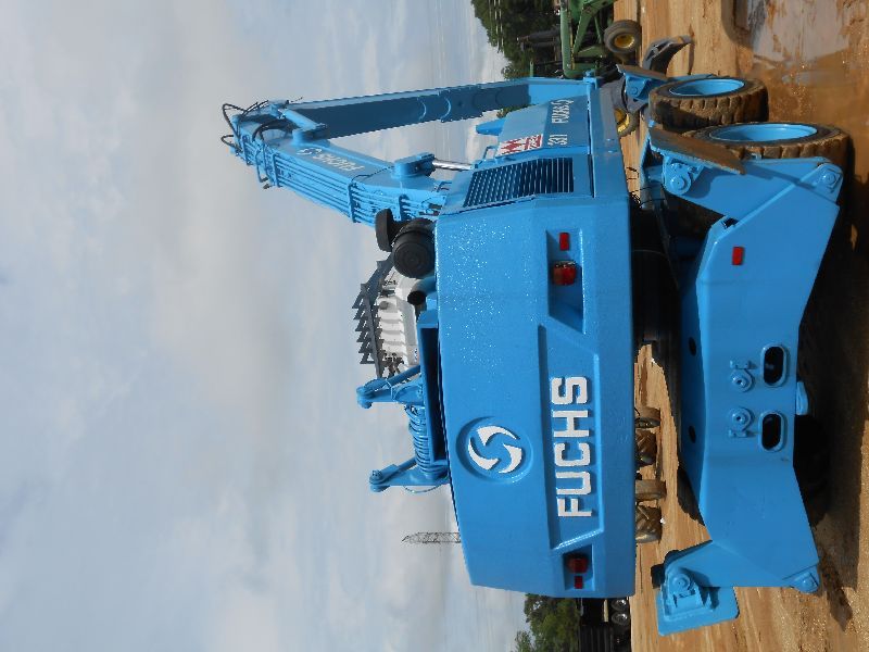 FUCHS MHL331 LOG LOADER, S/N 3311100394, CONTINUOUS ROTATION GRAPPLE ...